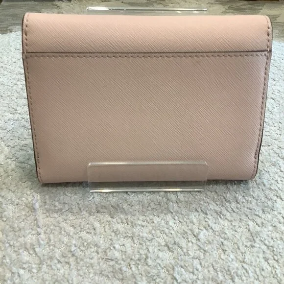 Beautiful Tory Burch Pink Tri-Fold Wallet - Picture 4 of 6